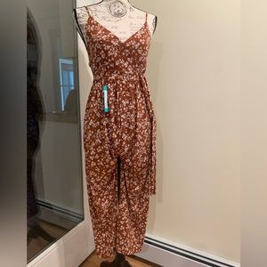 Rica Maternity Knit Crop Jumpsuit